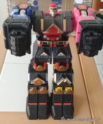 Bandai 1995 Power Rangers Mighty Morphin Deluxe Zeo Megazord robot Shogun - Photo 1/2