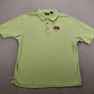 Ping Shirt Mens Large Green Short Sleeve Golf Logo Polo - Picture 1 of 14