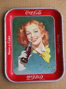 Altes Coca Cola Tablet 50er Jahre 1950 Reklame Werbung Original USA 50ies - Bild 1 von 8