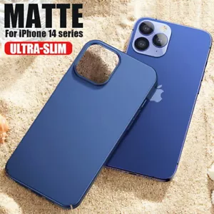 Per iPhone 16 15 14 Pro Max 13 12 11 Xs XR 7 8 custodia sottile opaca ultrasottile - Foto 1 di 14