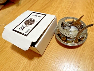 COMO ESTÁ Para Piezas Modelos Auténticos Brújula Mariner Envejecida - CO019 Falta Puntero Foto 1 de 3