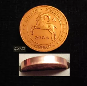 * Gutse * Cyprus,2 Cents 2004,Prepared on jump bar,Probe-Trial-Essai-Test, - Picture 1 of 2