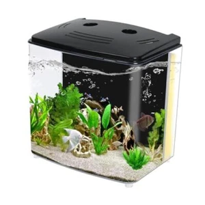 Fish Tank, 1.2 Gallon Aquarium, Small Betta Fish Tank Starter Kit with LED - Picture 1 of 7