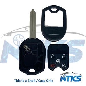 Remote SHELL CASE Compatible with Ford Lincoln 2011 - 2017 / Y159 / 5-Buttons - Picture 1 of 4
