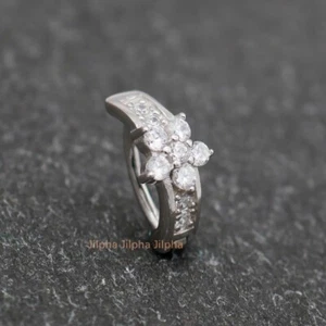 Bauchnabelpiercing Clicker Implantatqualität Bauchnabel Ring mit Kristalle A4638 - Bild 1 von 10