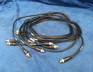 Menge 5 RG59/U BNC Stecker auf BNC Stecker Koaxial Videokabel 6 Fuß/kostenloser Versand - Bild 1 von 5