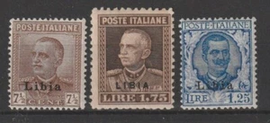 1928-29 Libya Stamps D'Italia Soprastampati 3 Val New MNH MF122449 - Picture 1 of 2