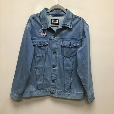 Oh My Disney синий джинсовой ткани длинным рукавом на пуговицах Аладдин воротник водитель грузовика куртка L - Изображение 1 из 4