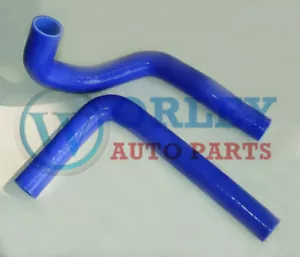 BLUE Hose Supra MK4 JZA80 2JZGTE Non-VVTi 1992-2002 For Toyota Silicone Radiator - Picture 1 of 6