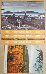 Union Pacific Vintage Menú Lote 3 cubre un menú - Imagen 1 de 5