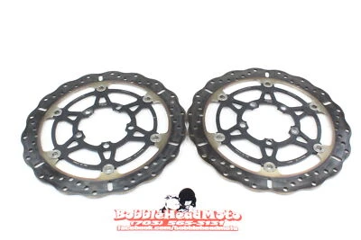 13-17 TRIUMPH DAYTONA 675R EBC RACING FRONT LEFT RIGHT BRAKE ROTORS D6 - Image 1 of 4