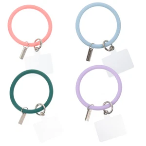 4 Pcs Mobilfunkring-Anti-Fall-Gürtel Schlüsselband Mit Telefonanhänger - Afbeelding 1 van 12