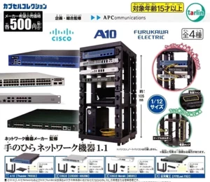 Palm Network Equipment 1.1 Mascot Complete 4 Types set Capsule Toy Gacha Japan - Picture 1 of 2