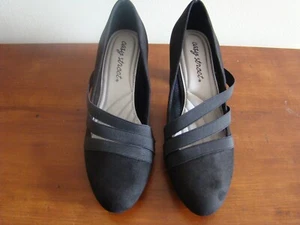 Easy Street Camillo Mujer 7,5 M Tacones Gamuza Bomba Correas Elásticas Nuevos Zapatos - Imagen 1 de 8
