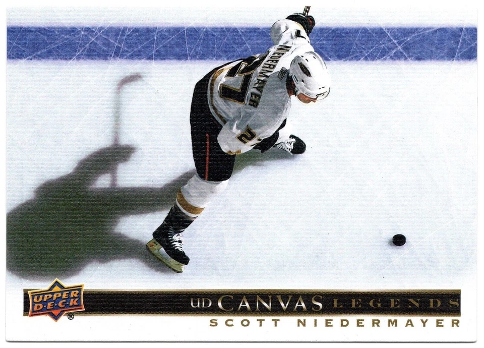 2020-21 SP Signature Edition Legends UD Canvas SCOTT NIEDERMAYER #C-12 Ducks - Image 1 of 1