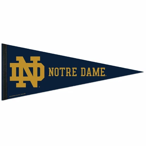 NOTRE DAME FIGHTING IRISH "ND" ROLL UP PREMIUM FELT PENNANT 12"x30" WINCRAFT 🍀 Cover