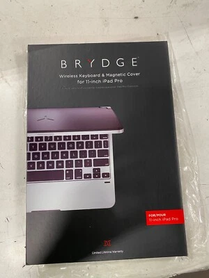 Brydge 11 Pro Wireless Bluetooth Keyboard for iPad Pro 11 Silver - Image 1 of 2