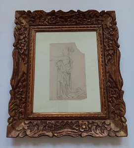 LÁPIZ DE DIBUJO J C LEYENDECKER ESTUDIO CIRCA 1900 MUSEO DE ARTE DELAWARE DEADHESIÓN - Imagen 1 de 9