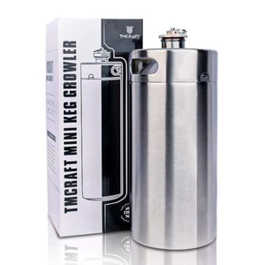TMCRAFT 128OZ Stainless Steel Mini Keg Portable beer growler with Exhaust Val... - Picture 1 of 7