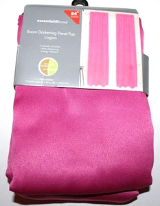 Essential Home Logan Pink Room Darkening Panel Pair - 2 Panels 26 x 84" Each - Picture 1 of 1