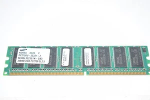 Samsung M368L3223ETN-CB3 256MB PC2700 DDR-333MHz non-ECC Unbuffered CL2.5 184-Pi - Picture 1 of 3