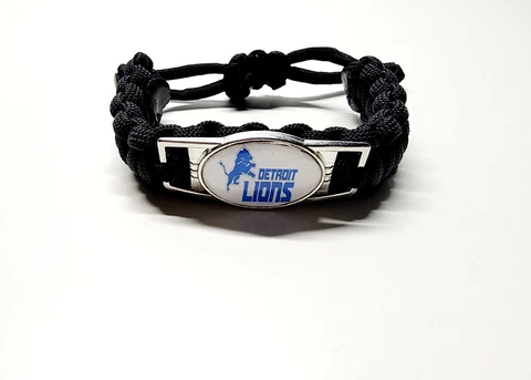 Detroit Lions Adjustable Charm Bracelet Fan Apparel & Souvenirs Football NFL Cover
