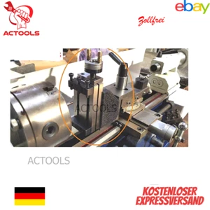 Mini-Drehmaschine Vertikalschlitten 90 x 50 mm Zweigriff-Fräsbetrieb auf Drehmas - Picture 1 of 14