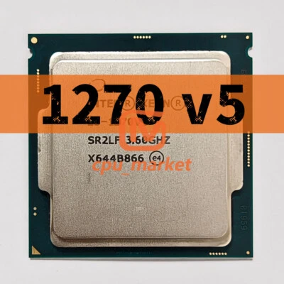 Intel Xeon E3-1270 v5 SR2LF 3.6GHz 4 Cores 8 Threads 80W LGA 1151 CPU Processor - Image 1 of 3