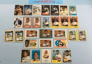 1978+ WILLIE MAYS Reprint-SP Lot x 29 HOF TCMA Bowman Sapphire Blue RC Refractor - Picture 1 of 11