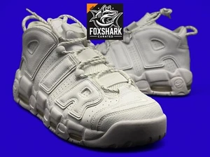 Nike Air More Uptempo Triple bianche taglia 13 921948-100 - Foto 1 di 13