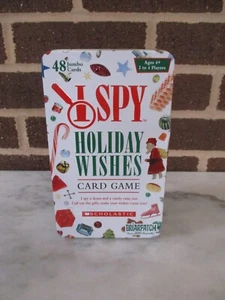 I Spy Holiday Wishes Card Game - Jumbo Cards & Collectible Tin 2007 - Picture 1 of 5
