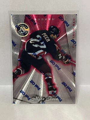 1997-98 Pinnacle Totally Certified Platinum Red #99 Mike Peca - PROMO #'d/3999 - Image 1 of 2
