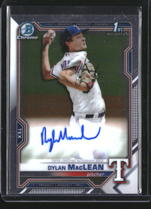 2021 Bowman Dylan MacLean Chrome Auto Rookie #CPA-DMA *b