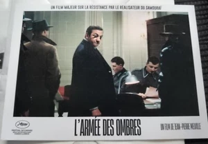 CARTE cartonnée ressortie 2024 L'Armée des ombres Melville Lino Ventura - Photo 1/2