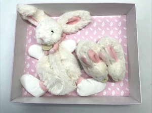 Doudou Et Compagnie Paris Bunny Precioso Bebé Peluche Muñeca y Botines Set de Regalo - Imagen 1 de 4