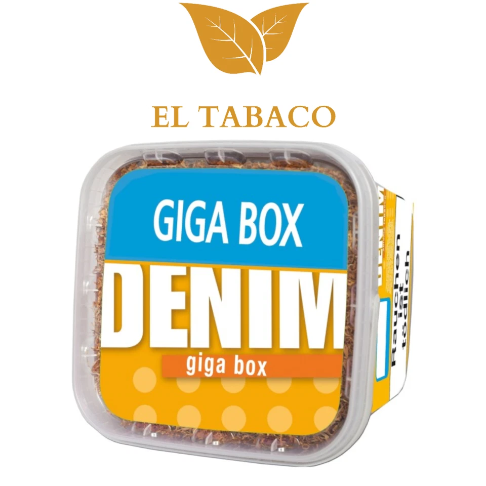 Denim Zigaretten Stopftabak Volumen Tabak Giga Box 330g - Bild 1 von 1