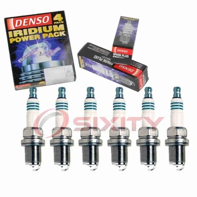 6 bujías de alimentación Denso Iridium para Volvo S80 1999-2002 2,8 L 2,9 L L L6 nv Foto 1 de 4