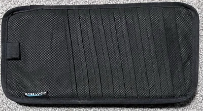 Case Logic Car Visor CD DVD Holder 10 Disc EXCELLENT CONDITION Hook&loop Straps - Image 1 of 2