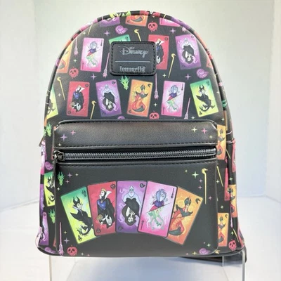 Loungefly Disney Villains Tarot Cards All Over Mini Backpack EUC - Image 1 of 4