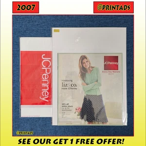 2007 JC Penney 24 Page Unread Department Store Catalog + Plastic Bag #5 - Picture 1 of 3