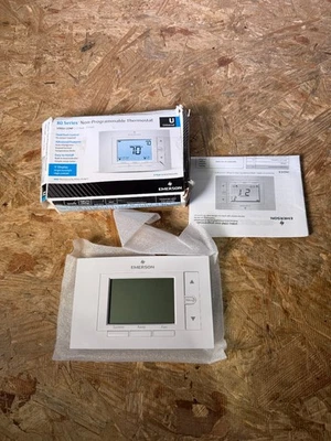 Termostato No Programable Emerson 1F85U-22NP Blanco Caja Abierta (LEER) Foto 1 de 4
