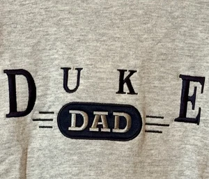 The Cotton Exchange Duke Dad T-Shirt Uomo Taglia XL Grigio Vintage Made In U.S.A. - Foto 1 di 4