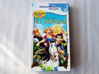 The Road to El Dorado VHS - TESTED Kids Movie Dreamworks Animated Cartoon - Image 1 of 4