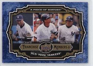 Miembros de la franquicia A Piece of History 2009 3/999 Derek Jeter Alex Rodríguez Salón de la fama - Imagen 1 de 4