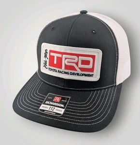 TRD Toyota Racing Development Richardson 112 Trucker Snapback Black/White - Picture 1 of 5
