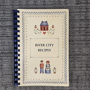 Vtg River City Recipes Cook Book  Natchez Mississippi  Kitchens Southern Flavor - Picture 1 of 9