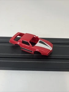 Tyco Red Turbo ‘82 Firebird Trans Am Slot Car Body 1/64 Salvage Missing Glass - Picture 1 of 7