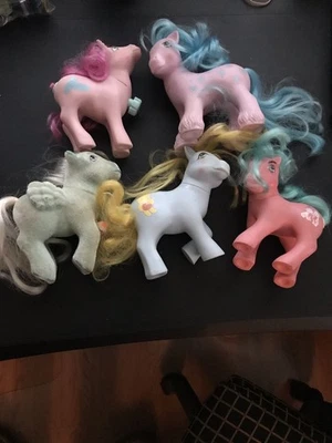 Pre Owned Lot Of Vintage My Little Pony Dolls - 1980s Nice Lot. $$$$$ - Image 1 of 4