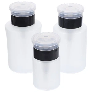 3 Stück Quetschflasche Reise leer mit Pumpspender Klarsichtflaschen - Bild 1 von 12