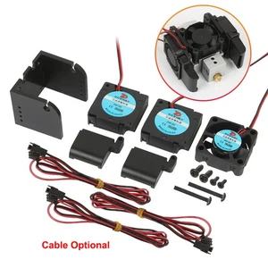 Dual Head Extruder Hotend Fan Bracket DC12v/24v 3010 Blower Guide for 2 in 1 Out - Picture 1 of 9